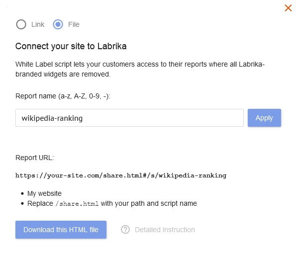Exemplo de nome do relatório